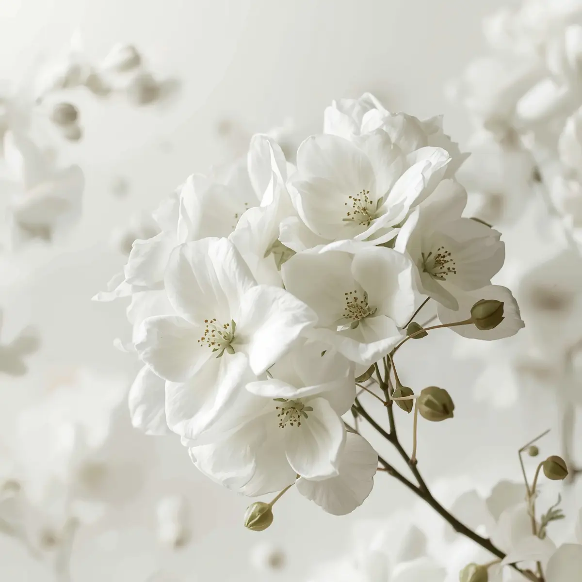 Elegant white flower arrangement